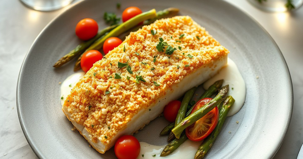 Baked Cod Fish Recipe with Panko