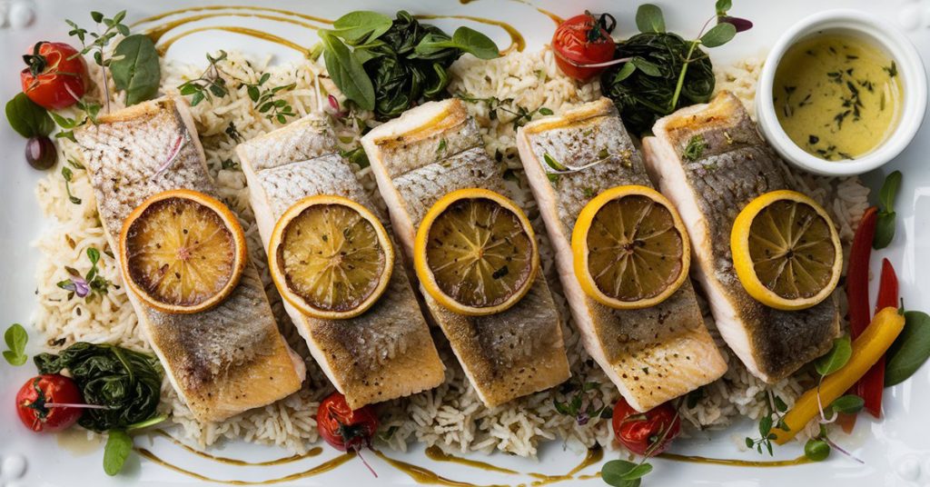 Baked Fish and Rice