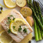 Baked Fish with Lemon Cream Sauce