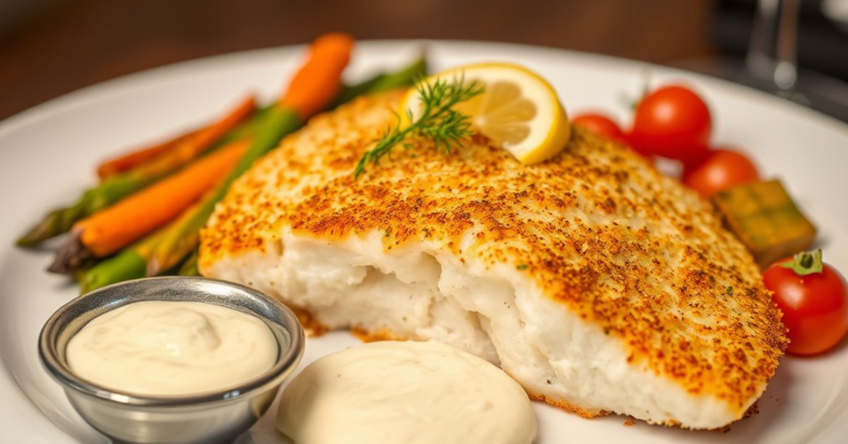 Baked Fish with Parmesan Cheese