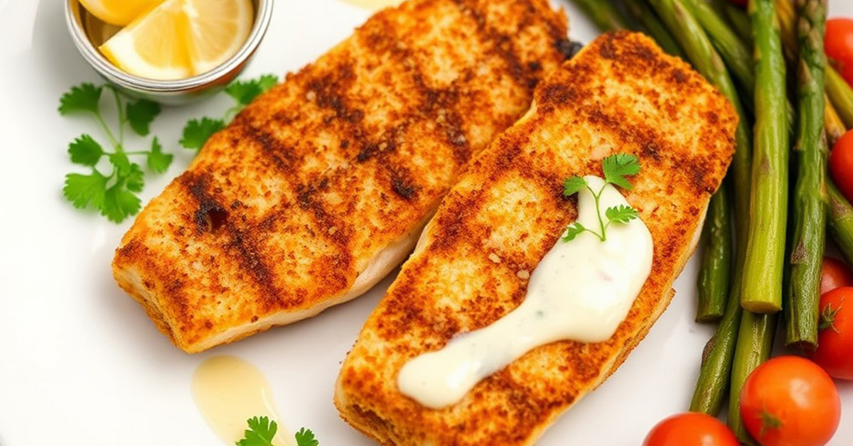 Breaded Grilled Fish