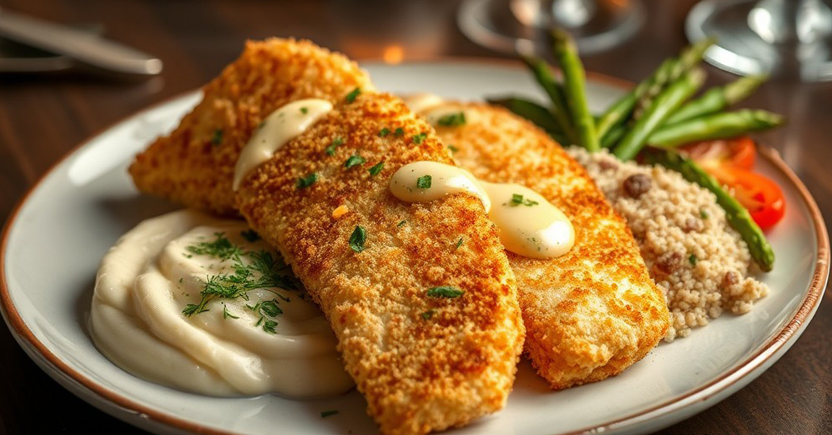 Breaded and Baked Fish