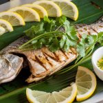 Grilled Fish in Banana Leaf