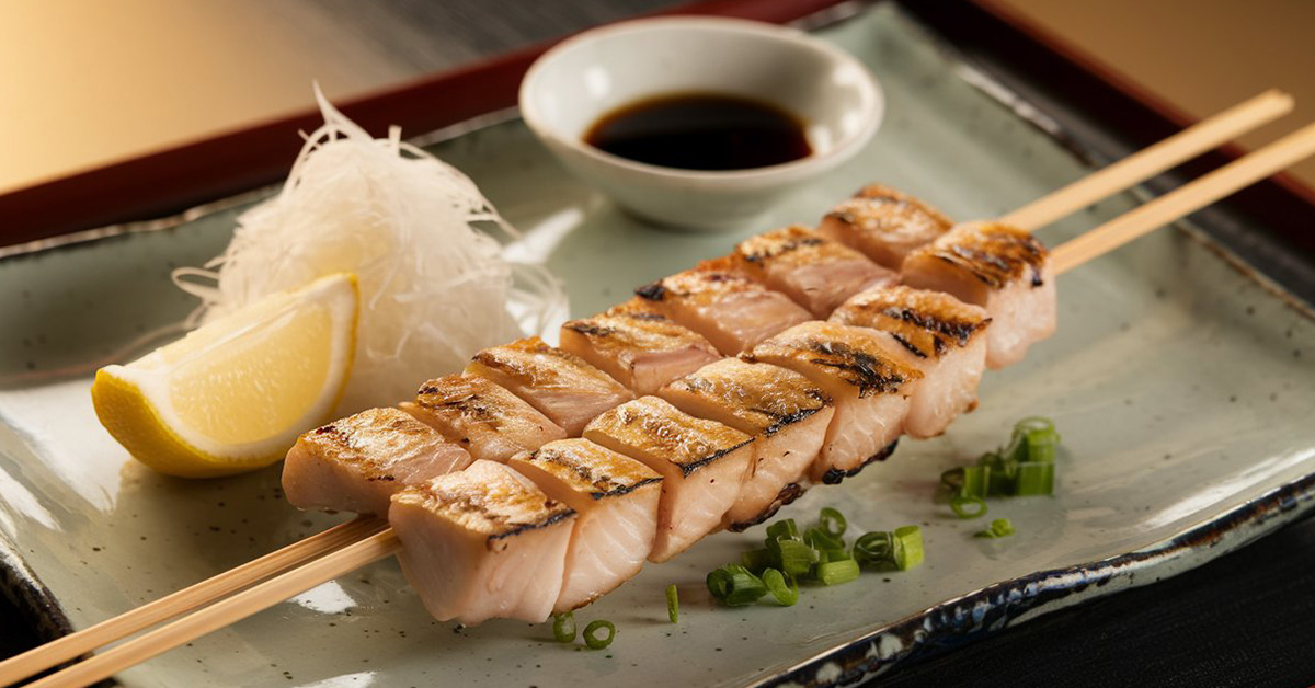 Japanese Grilled Fish on a Stick