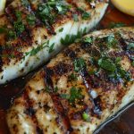 White Fish on Grill