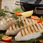 White Fish on Grill