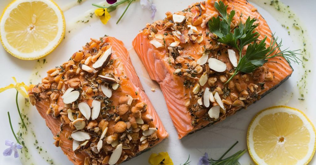 Almond Crusted Salmon