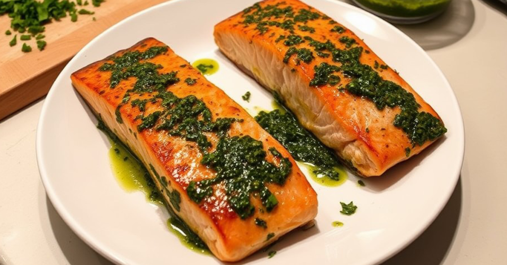 Chimichurri Salmon