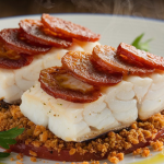 Cod with Chorizo