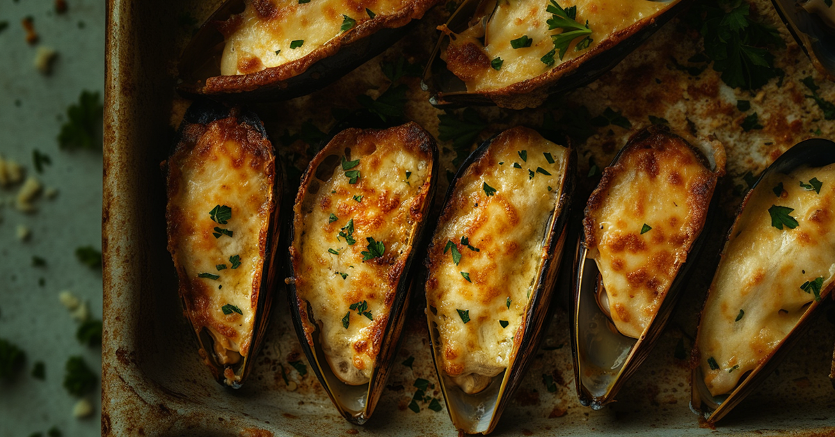 Baked Mussels Recipe