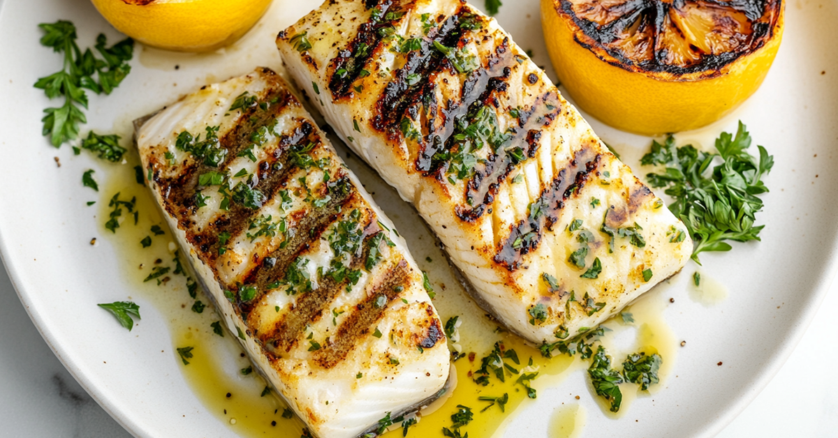 Grilled Sea Bass