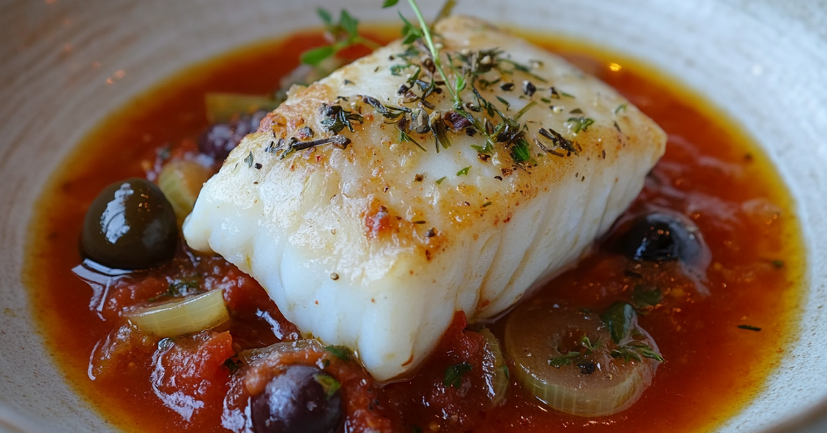 Poached Cod Recipe