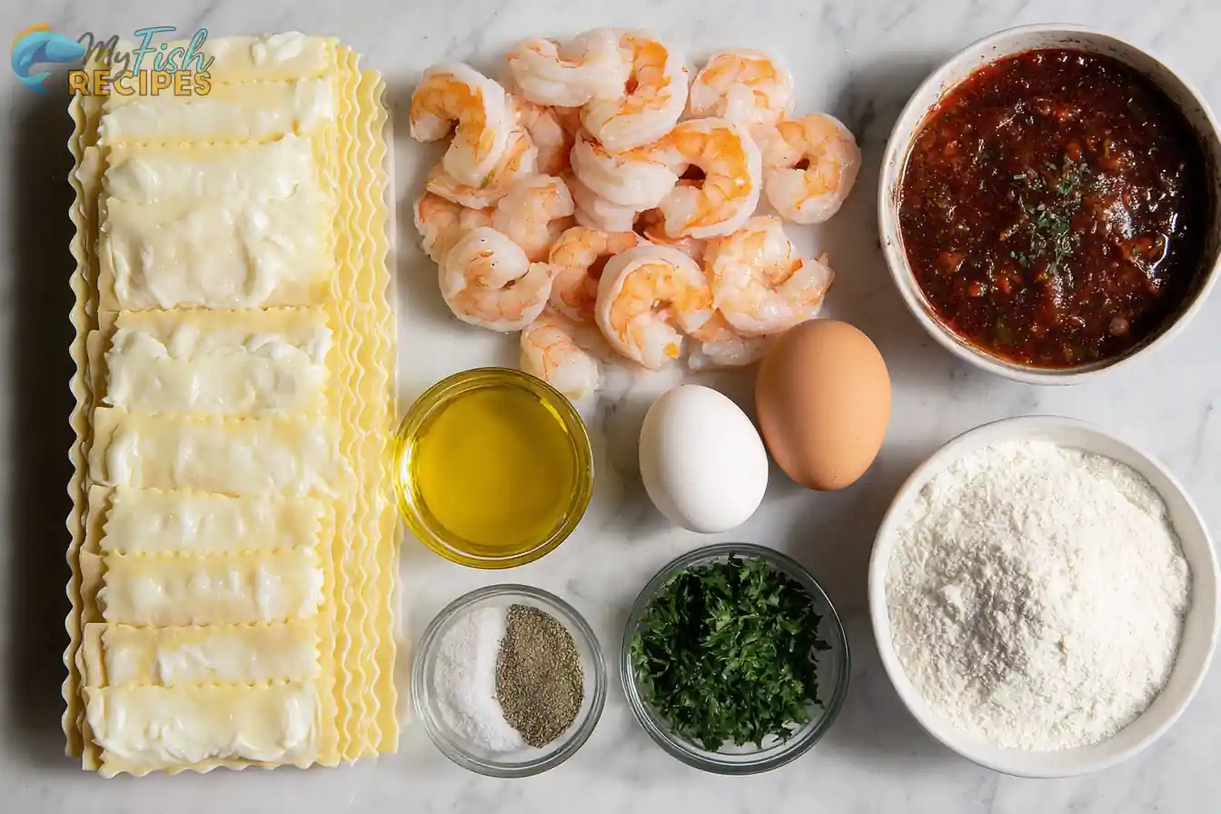 Easy Seafood Lasagna Ingredients Easy Seafood Lasagna Ingredients