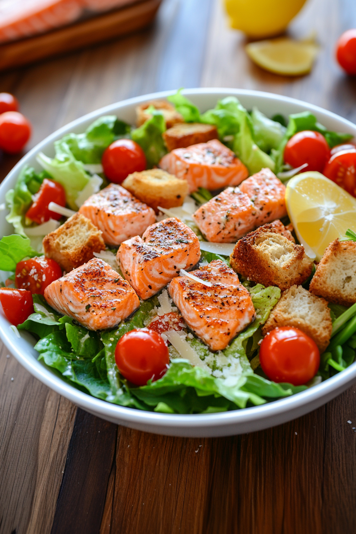 Salmon Caesar Salad