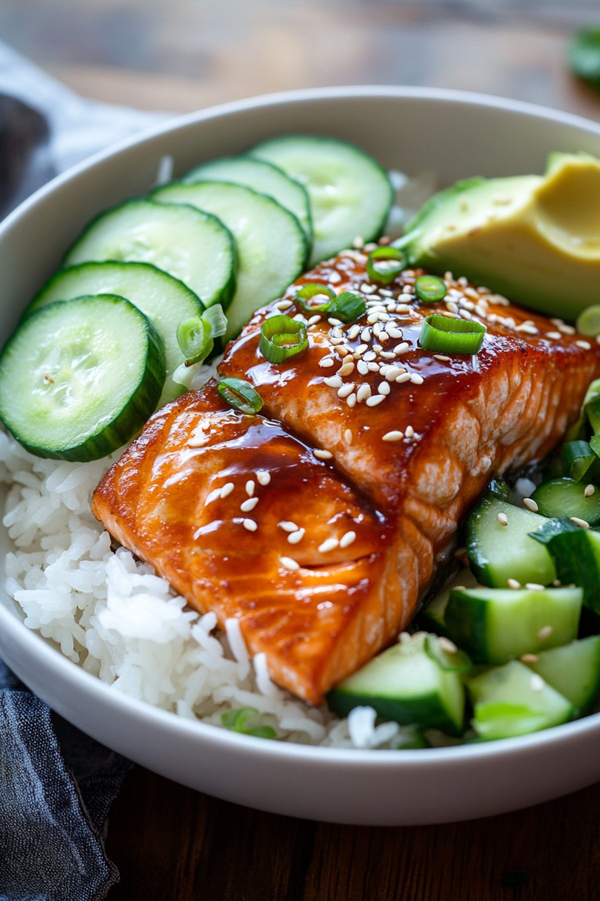 Teriyaki Salmon Bowl