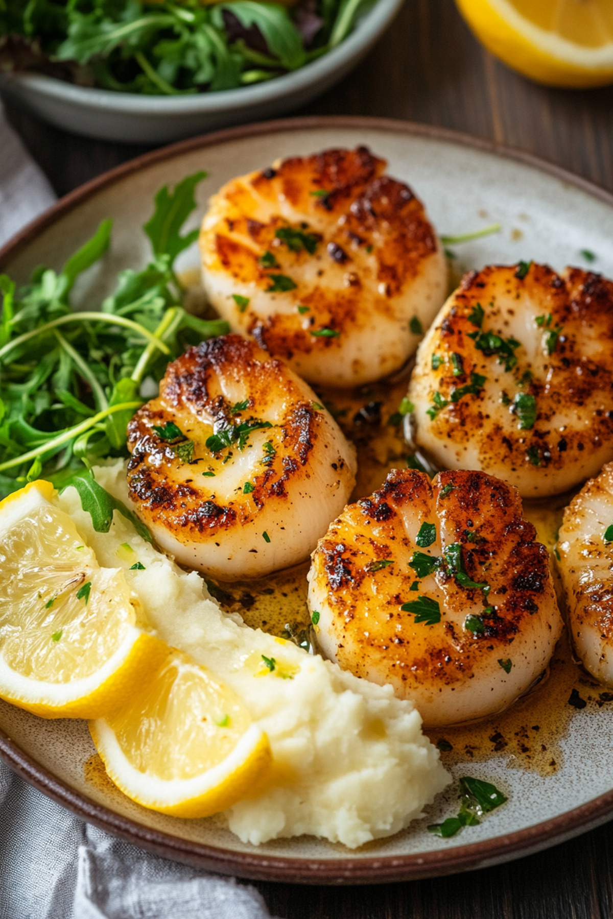 Broiled Scallops