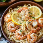 Lemon Shrimp Pasta