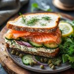 Smoked Salmon Sandwich