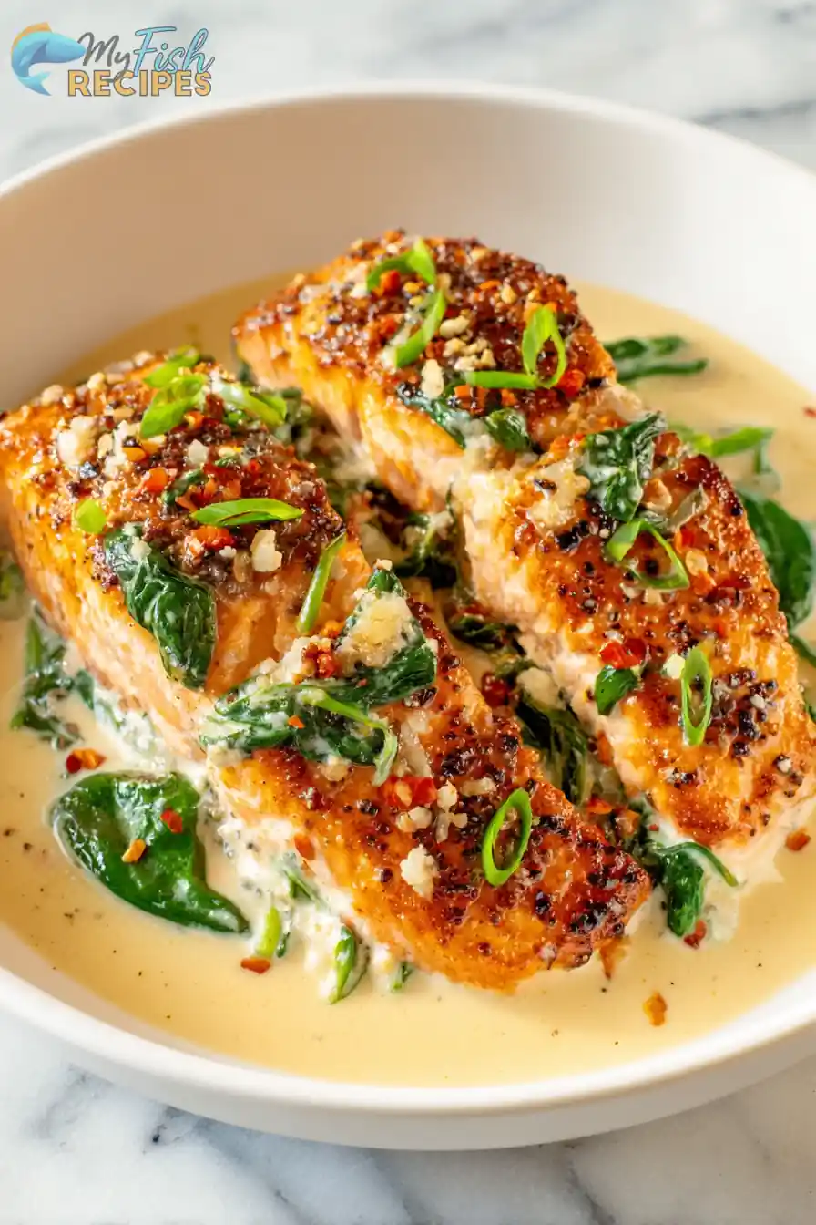 Homepage 26 Spinach Stuffed Salmon with Cream Cheese and Garlic