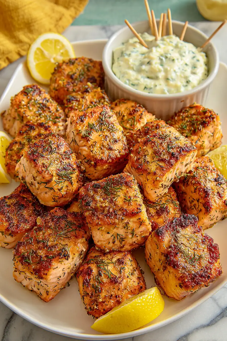 Homepage 28 Everything Bagel Salmon Bites for Football Sunday Brunch